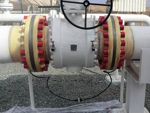 Belzona 8411 applied to provide corrosion protection and bolt caps fitted Belzona 8411 applied to provide corrosion protection and bolt caps fitted