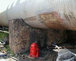Worn pipeline