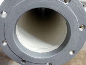 End of pipe and flange faces protected from corrosion using Belzona 1391T